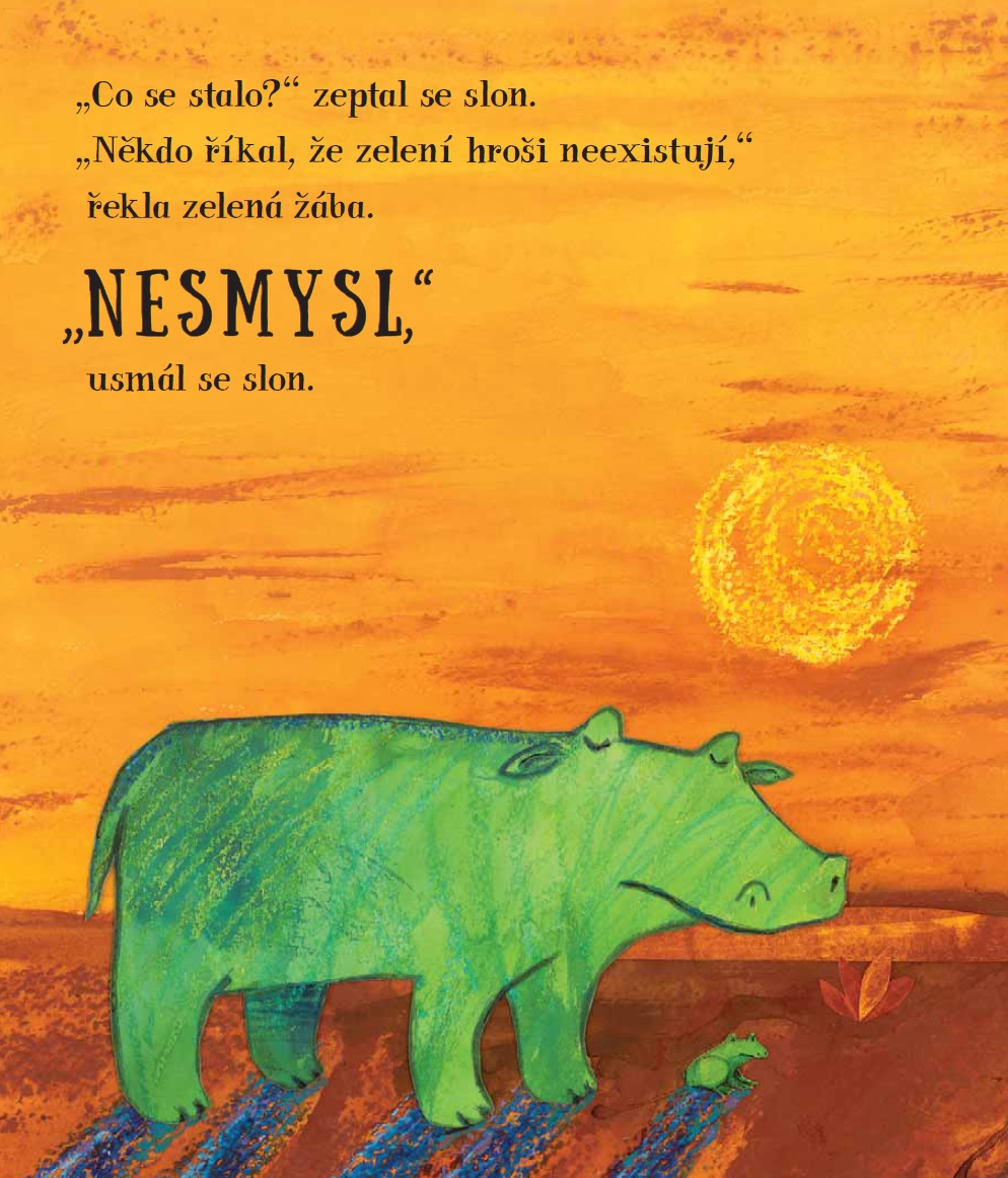 Zelený hroch ukázka