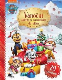 Tlapková patrola - Vánoční aktivity se samolepkami do oken
