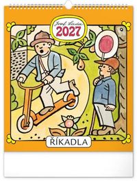 Kalendář 2027 nástěnný: Josef Lada – Říkadla, 30 x 34 cm