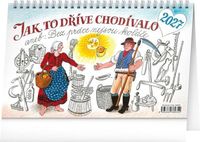 Kalendář 2027 stolní: Jak to dříve chodívalo..., 23,1 x 14,5 cm