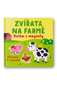 Zvířata na farmě - kniha s magnety