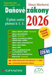Daňové zákony 2026 - Úplná znění k 1. 1. 2026