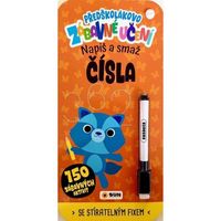 Předškolákovo zábavné učení - ČÍSLA- napiš a smaž