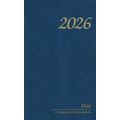 Kapesní diář na rok 2026 s liturgickým kalendářem (modrý, vínový)
