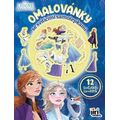 Omalovánky se svítícími samolepkami Ledové království