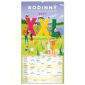 Kalendář 2027 Rodinný, plánovací XXL, 33 x 64 cm