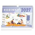Týdenní rodinný plánovací kalendář s háčkem 2027