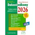 Daňové zákony 2026 - Úplná znění k 1. 1. 2026