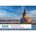 Kalendář 2026 s křesťanskými médii (s texty papeže Jana XXIII.)