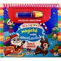 Veselé Vánoce - Čti a vybarvuj Magické vodní omalovánky