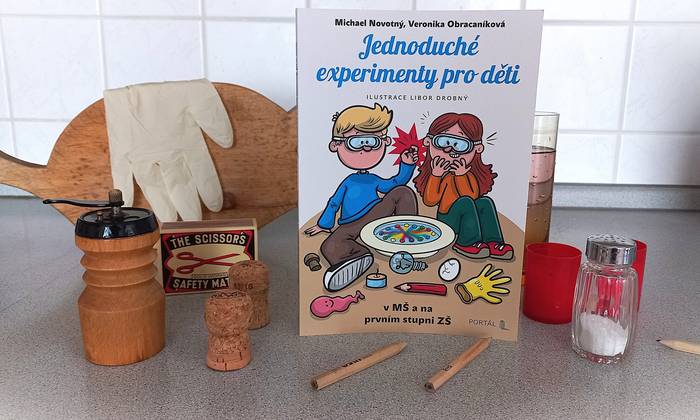 Jednoduché experimenty pro malé děti, to je nová kniha plná zábavných pokusů pro malé badatele