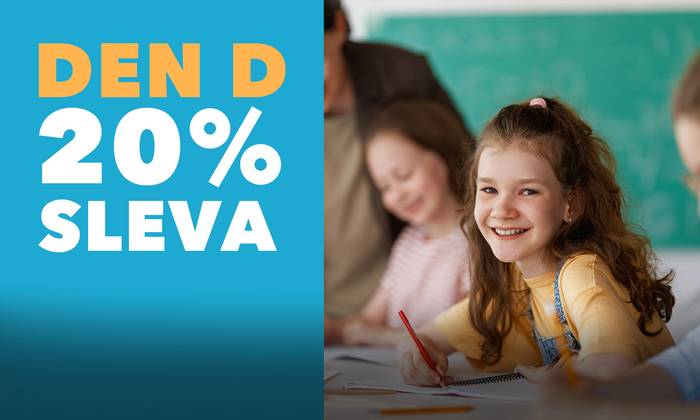 Ve školách rozdávají vysvědčení, my rozdáváme slevy! Je tady Den D!