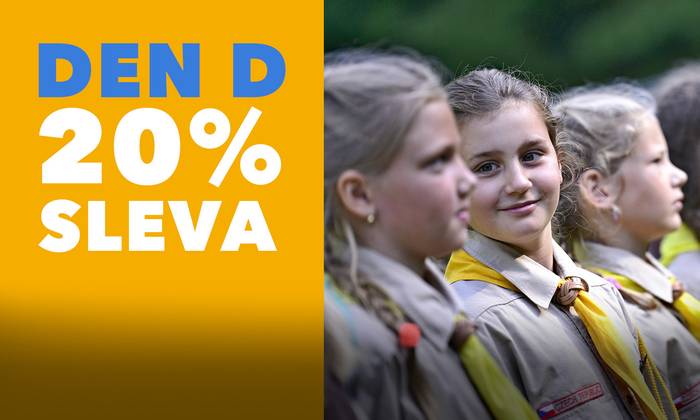 Dnem D slavíme se skauty a skautkami Den sesterství - do neděle sleva 20 % na tištěné knihy
