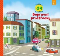 Dopravní prostředky - knížka s 24 magnety