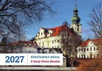 Stolní kalendář 2027 - Křesťanská média, s texty P. Petra Beneše