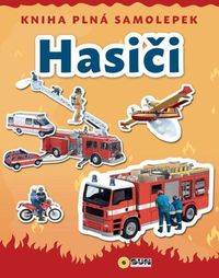 Kniha plná samolepek - Hasiči